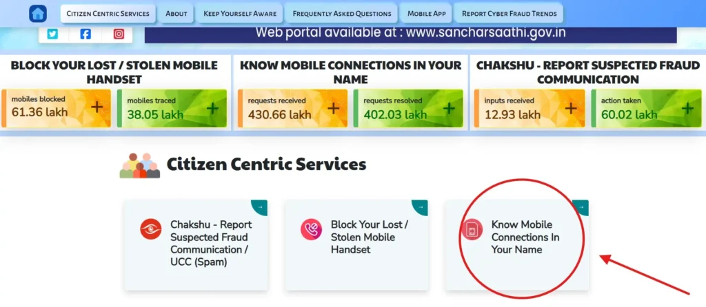 Know Your Mobile Connections TAFCOP