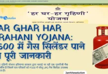 Har Ghar Har Grahani Yojana: ₹500 में गैस सिलेंडर पाने की पूरी जानकारी Har Ghar Har Grahani Yojana ₹500 में गैस सिलेंडर पाने की पूरी जानकारी