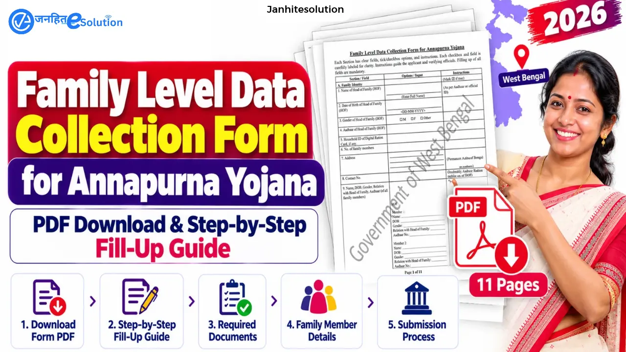 Family Level Data Collection Form for Annapurna Yojana PDF Download & Step-by-Step Fill-Up Guide Family Level Data Collection Form for Annapurna Yojana PDF Download & Step-by-Step Fill-Up Guide