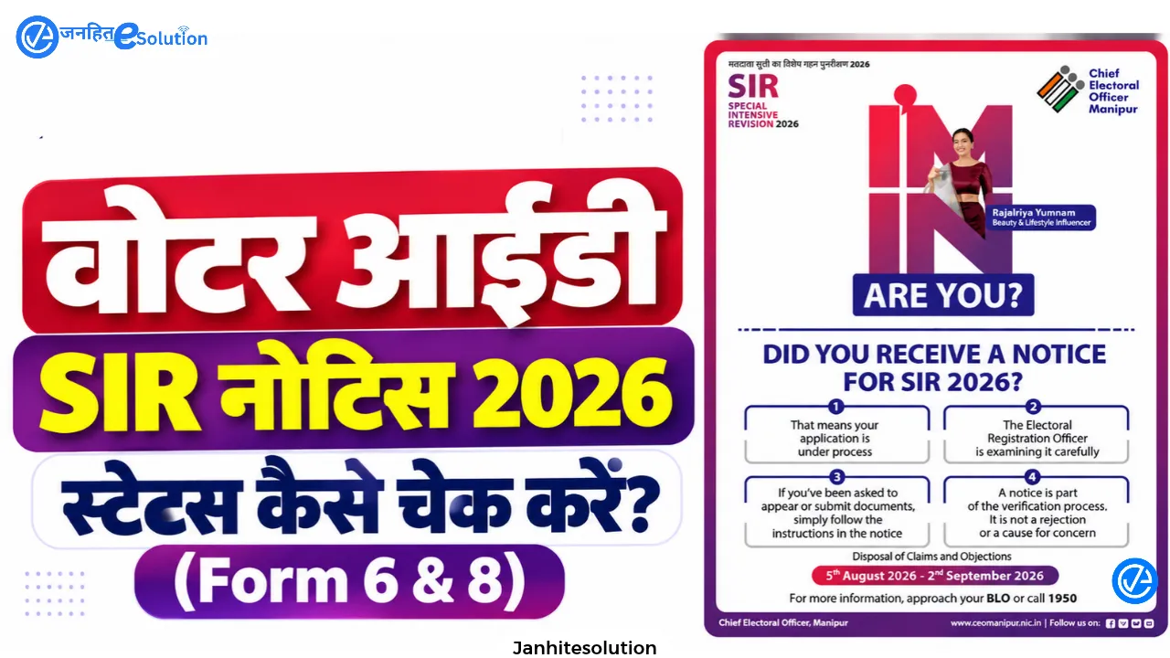 Voter ID SIR Notice Status 2026 Check Online Voter ID SIR Notice Status 2026 Check Online